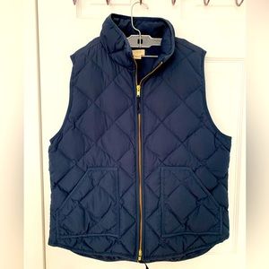 J crew dark blue vest